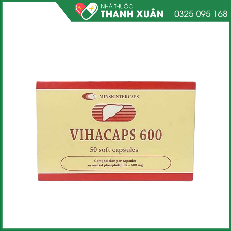 Vihacaps 600 cải thiện các triệu chứng bệnh lý gan